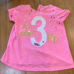 Mud Pie 3rd birthday shirt